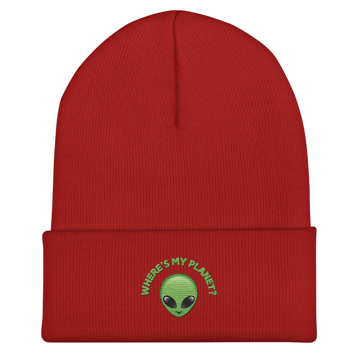 Alien Cuffed Beanie