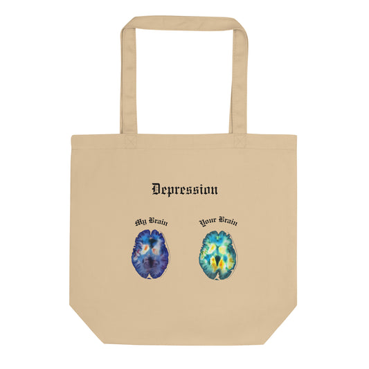 Not Invisible Depression Eco Tote Bag