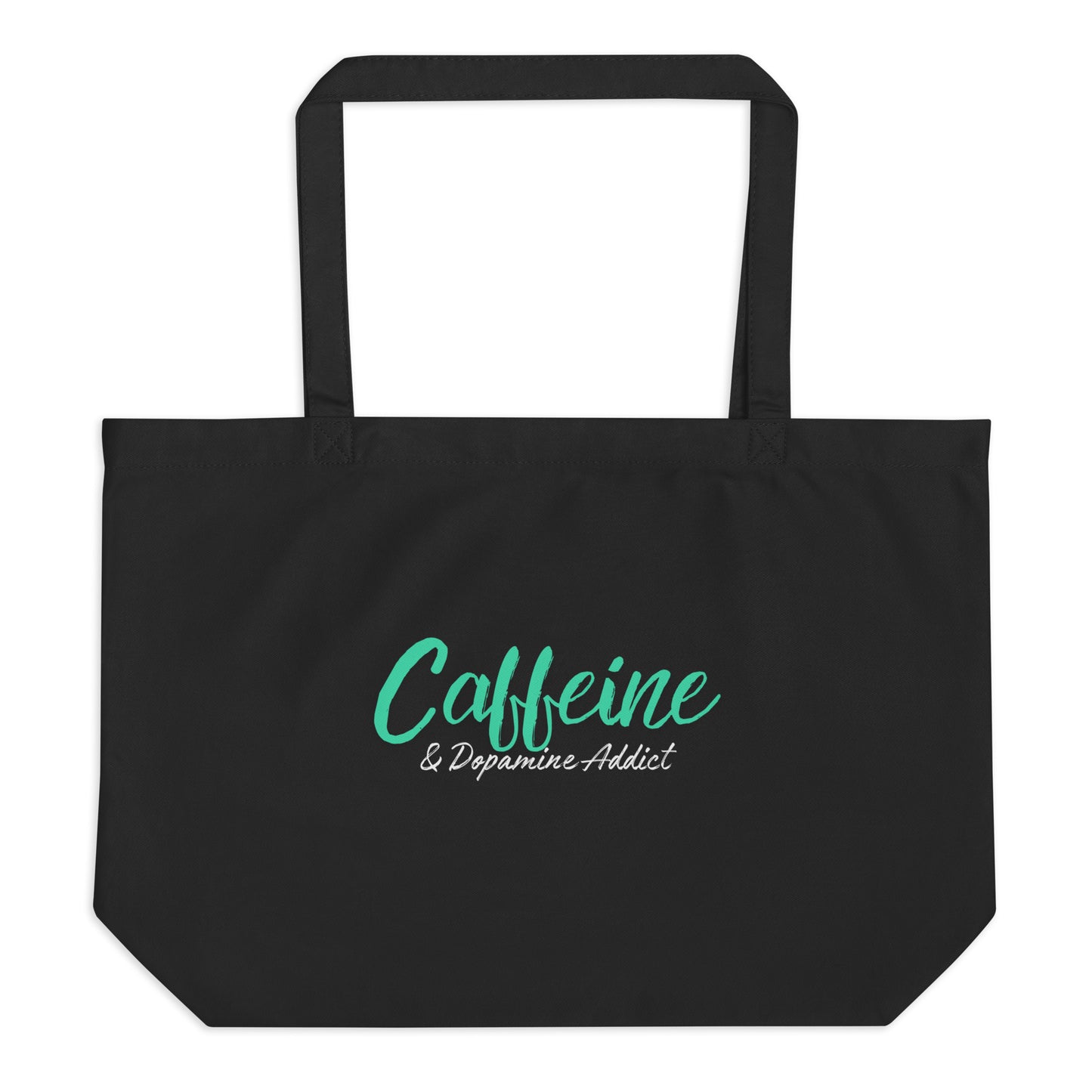 Coffee and Dopamine organic tote bag