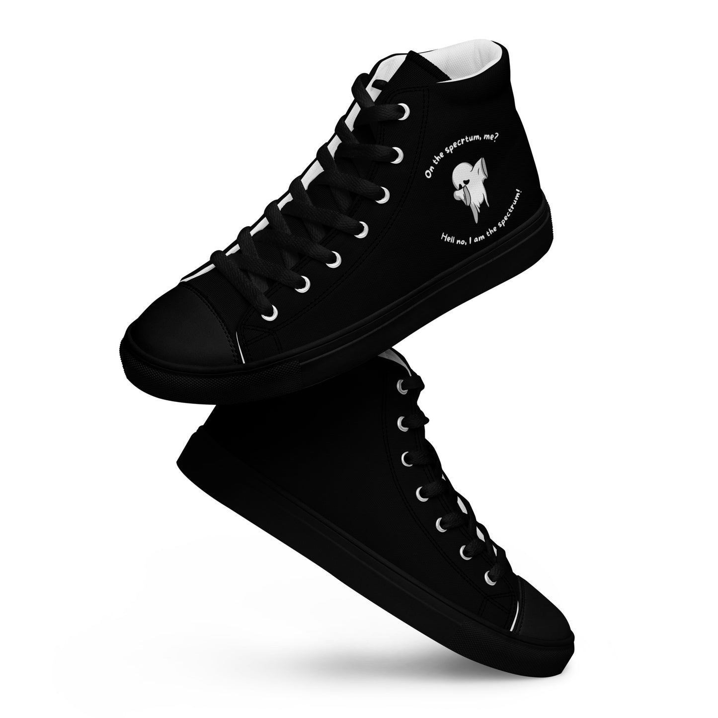 Spectrum Men’s high top canvas shoes