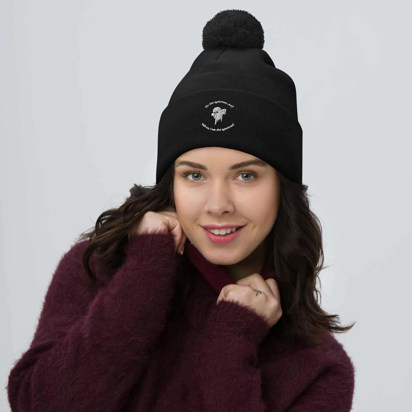 Spectrum Pom-Pom Beanie