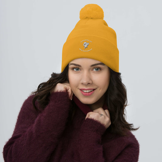 Spectrum Pom-Pom Beanie