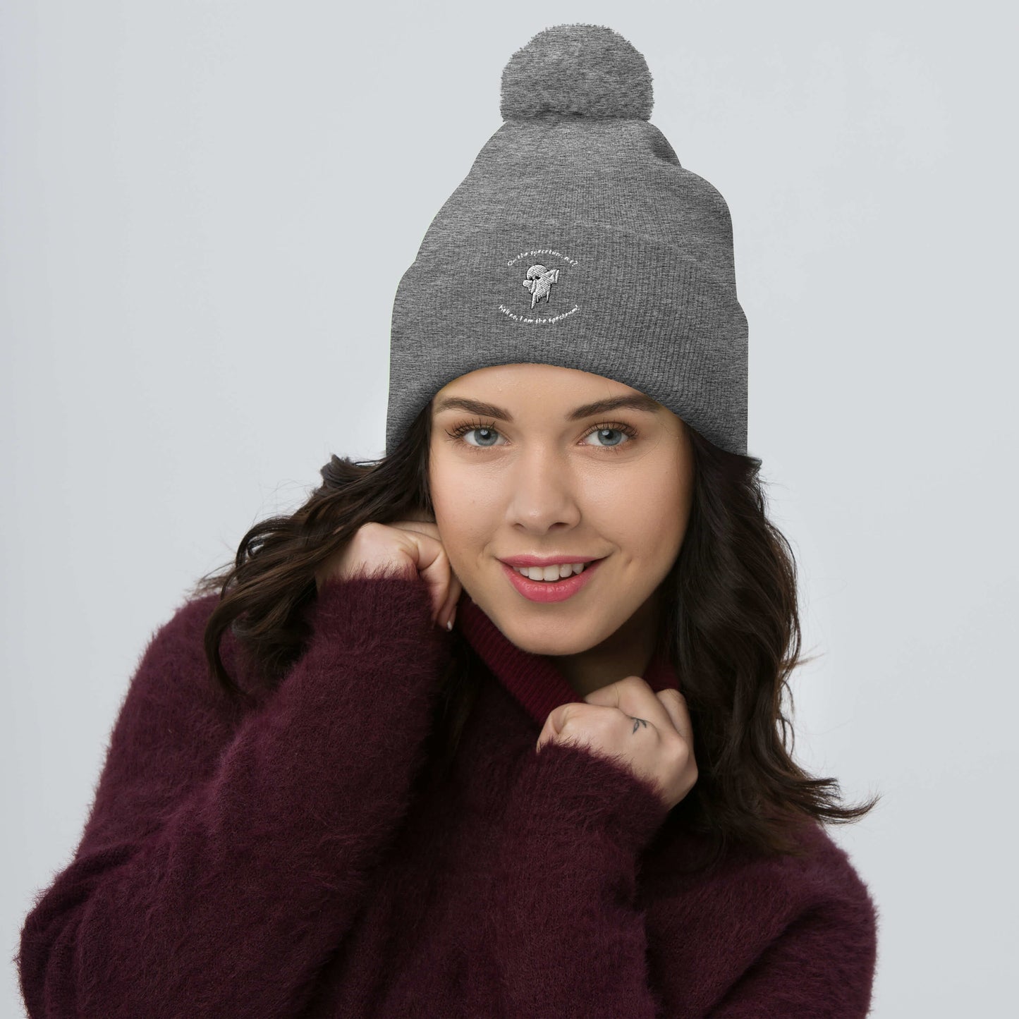 Spectrum Pom-Pom Beanie