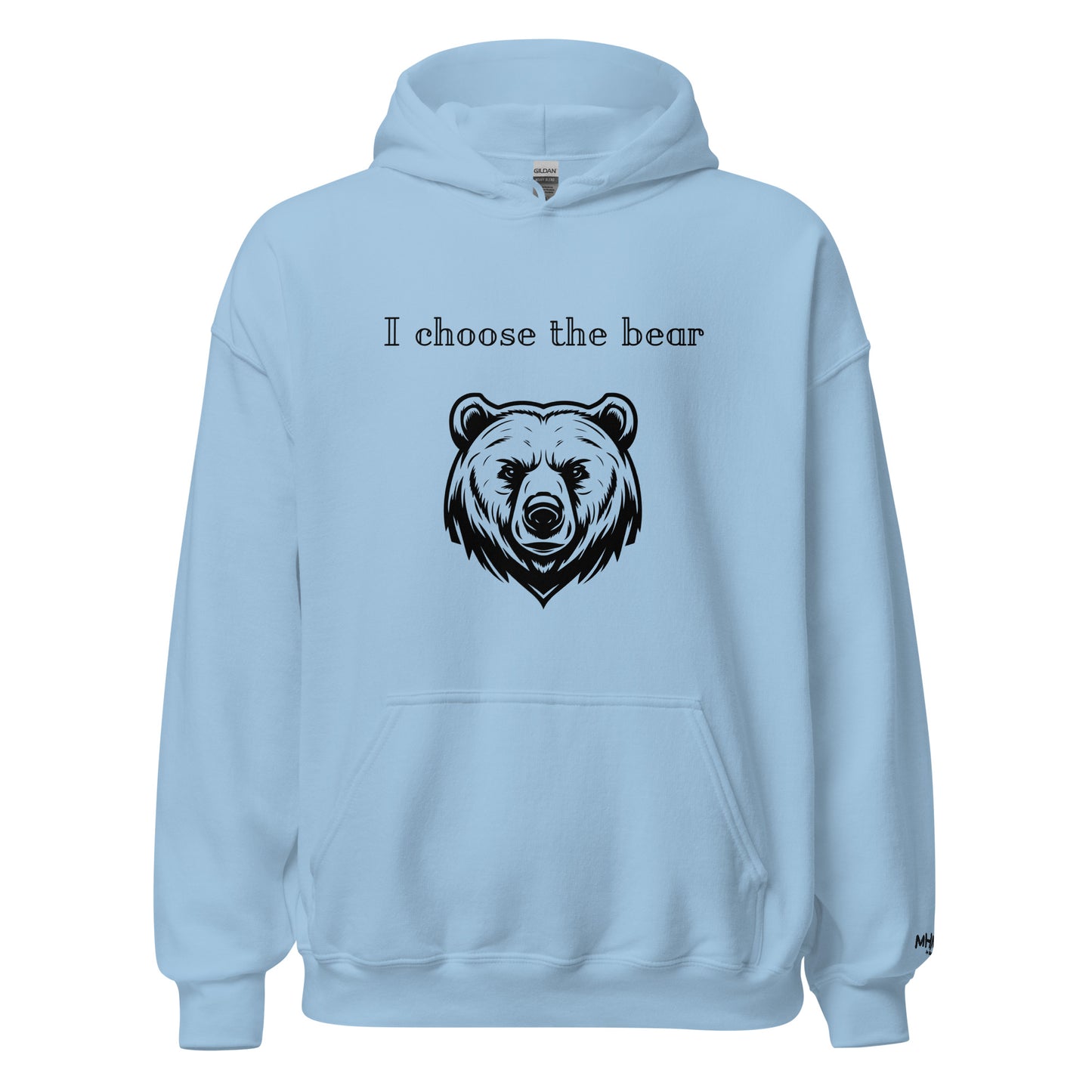 Bear vs Man Unisex Hoodie