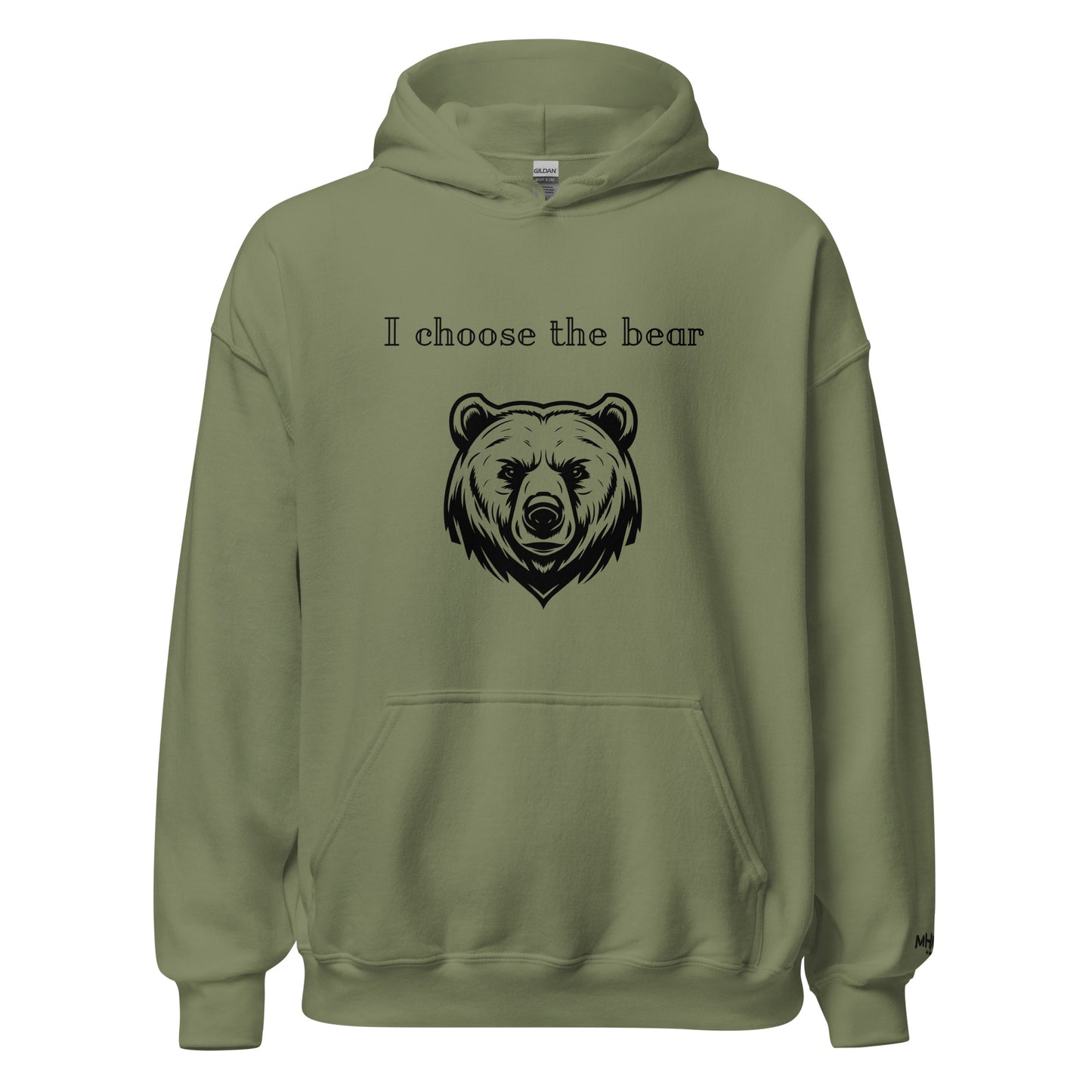 Bear vs Man Unisex Hoodie