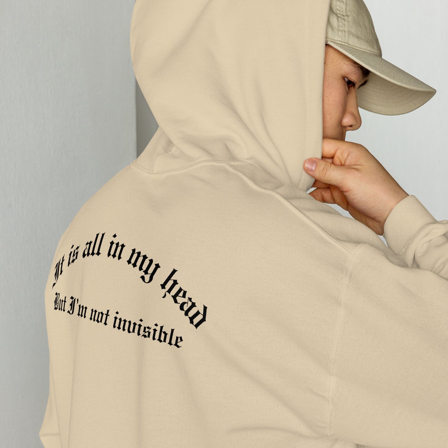 Not Invisible Depression Brain Unisex Hoodie