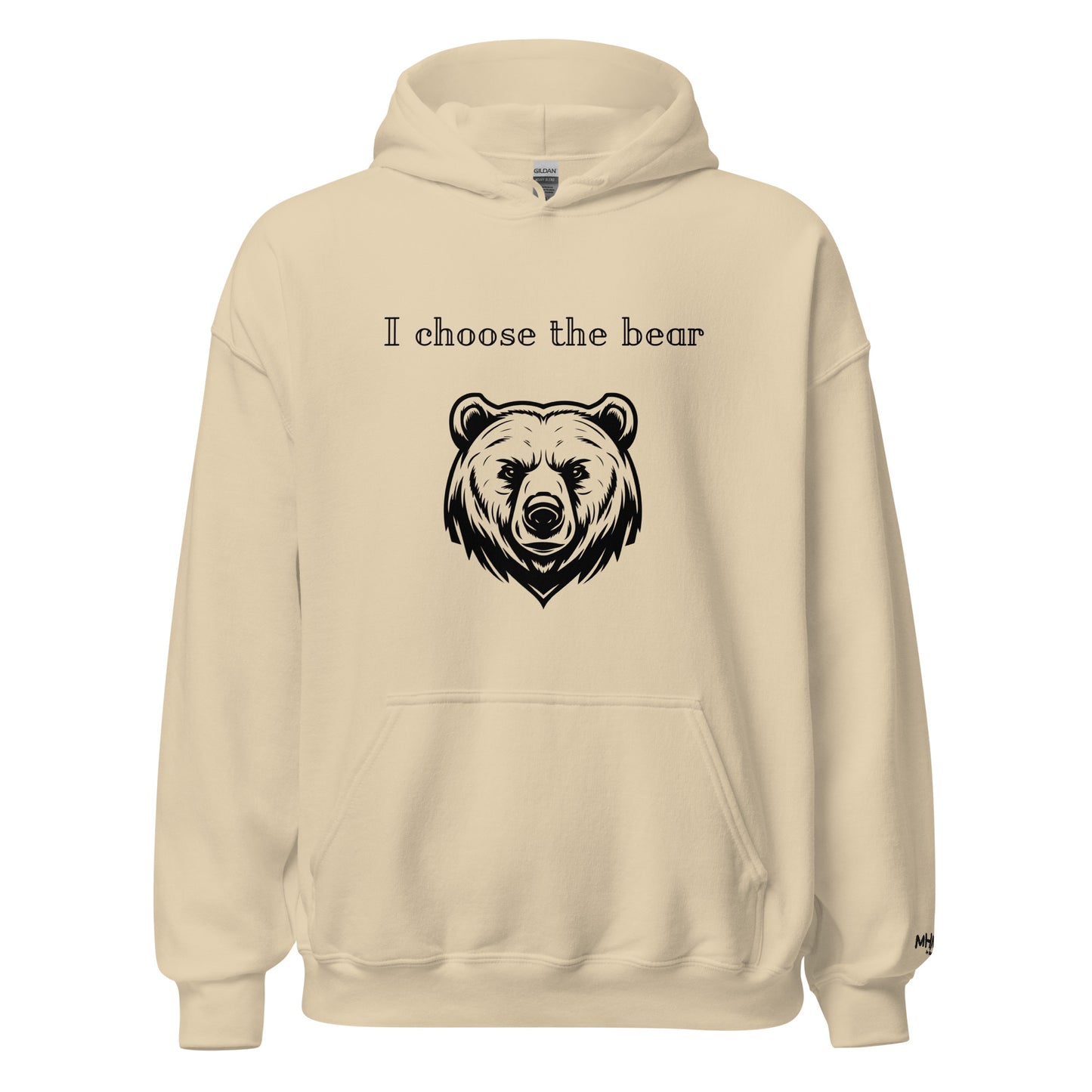 Bear vs Man Unisex Hoodie