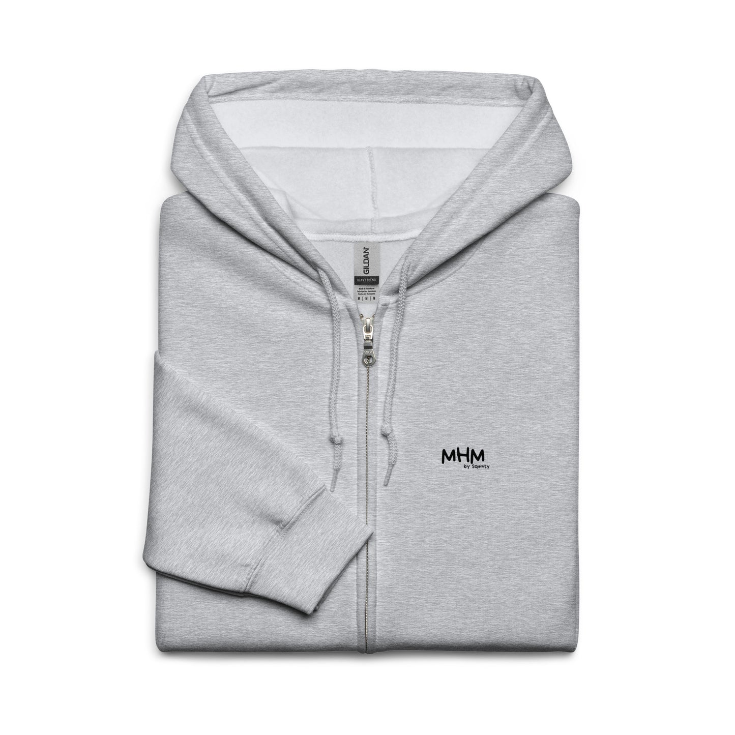 Brand Unisex zip hoodie