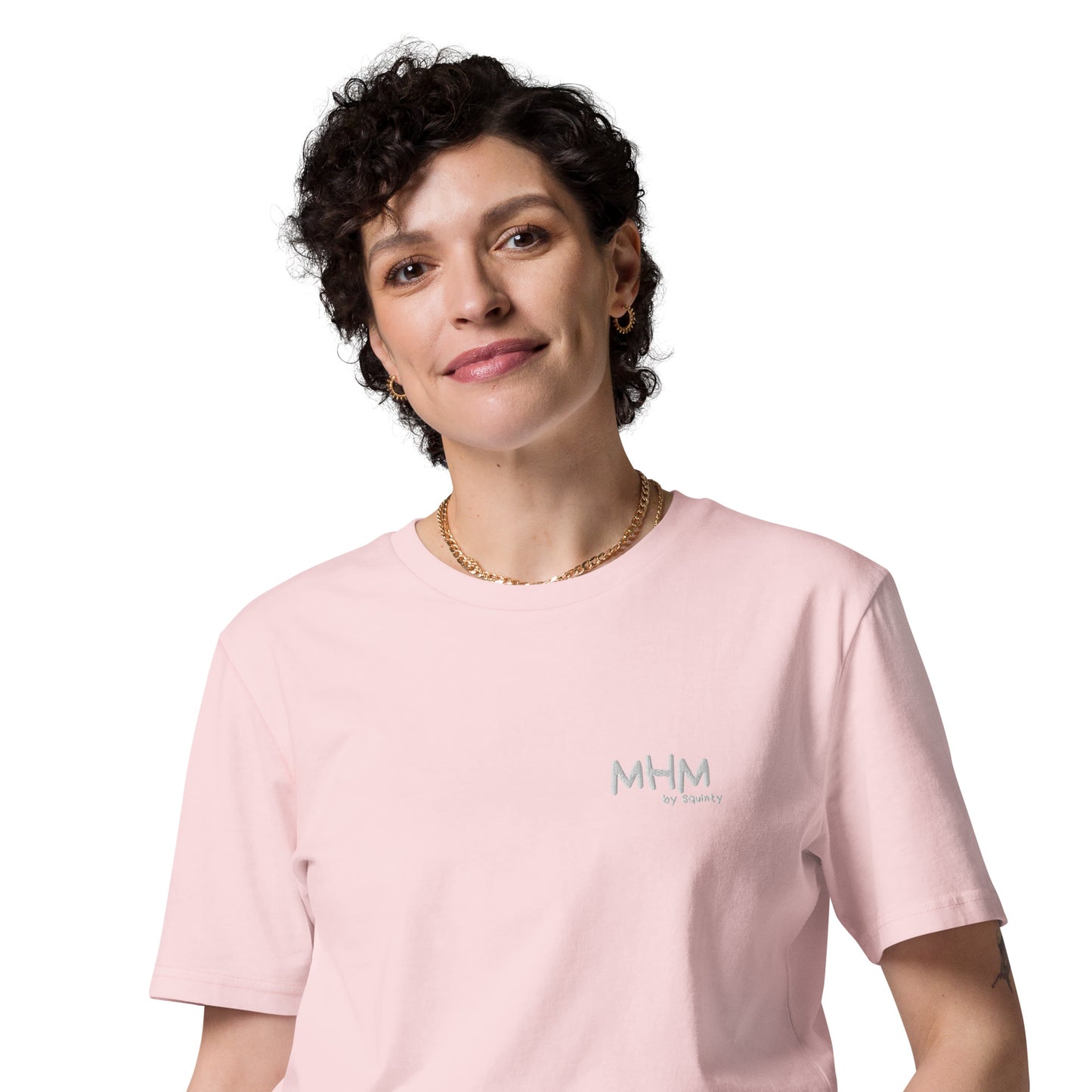 Brand organic cotton t-shirt