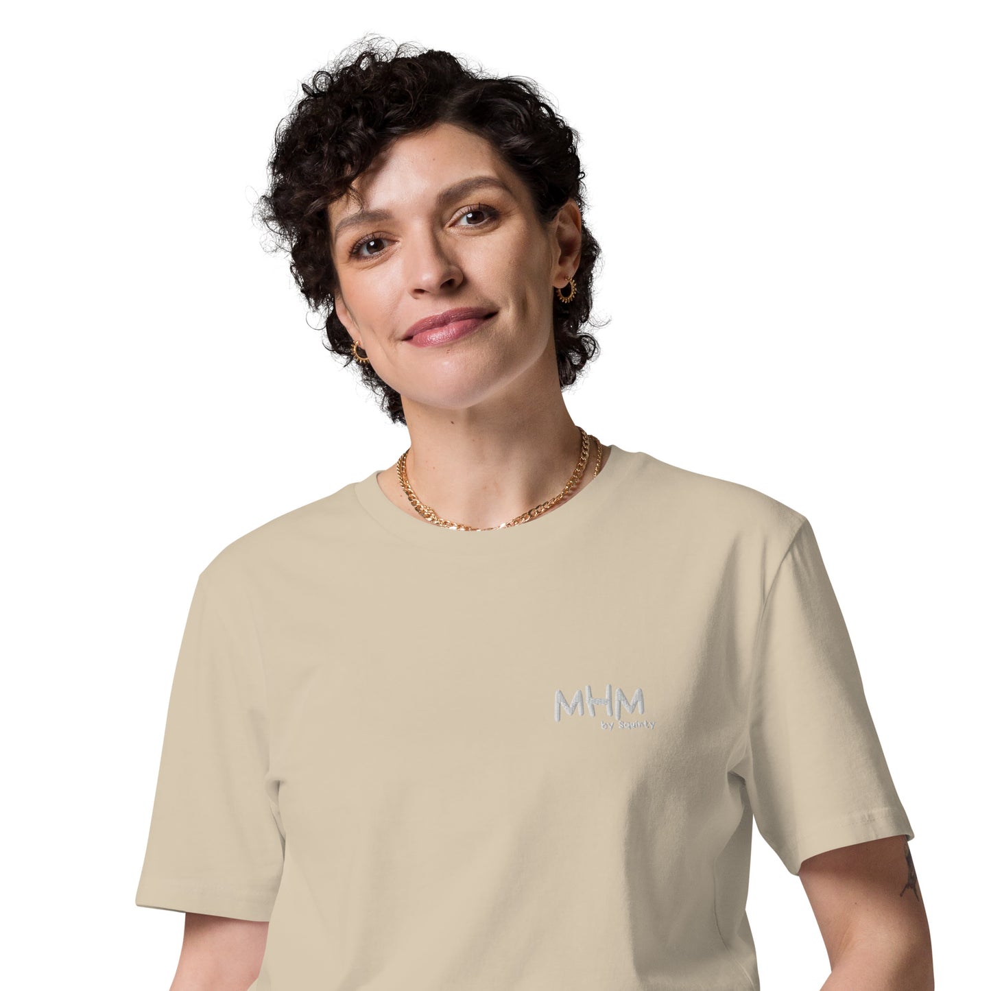 Brand organic cotton t-shirt