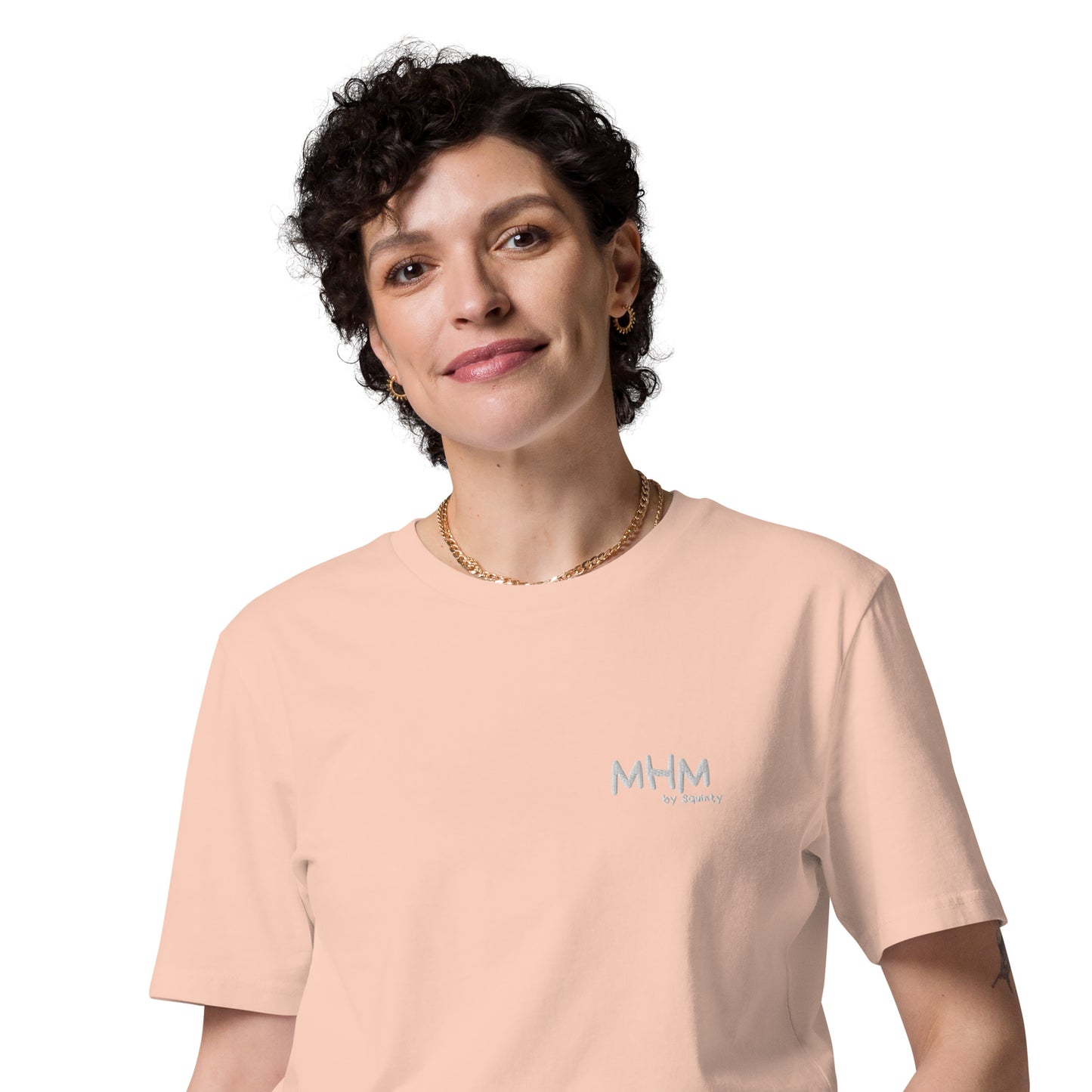 Brand organic cotton t-shirt