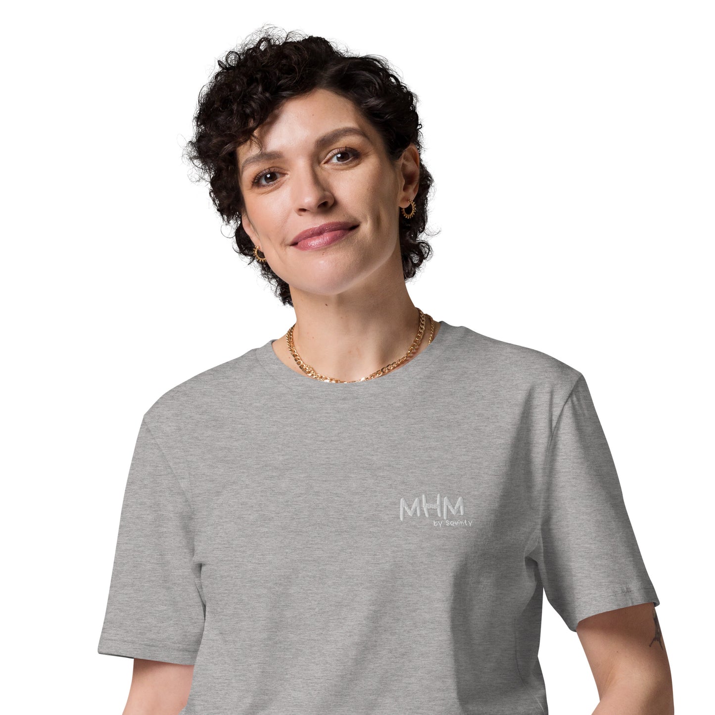 Brand organic cotton t-shirt