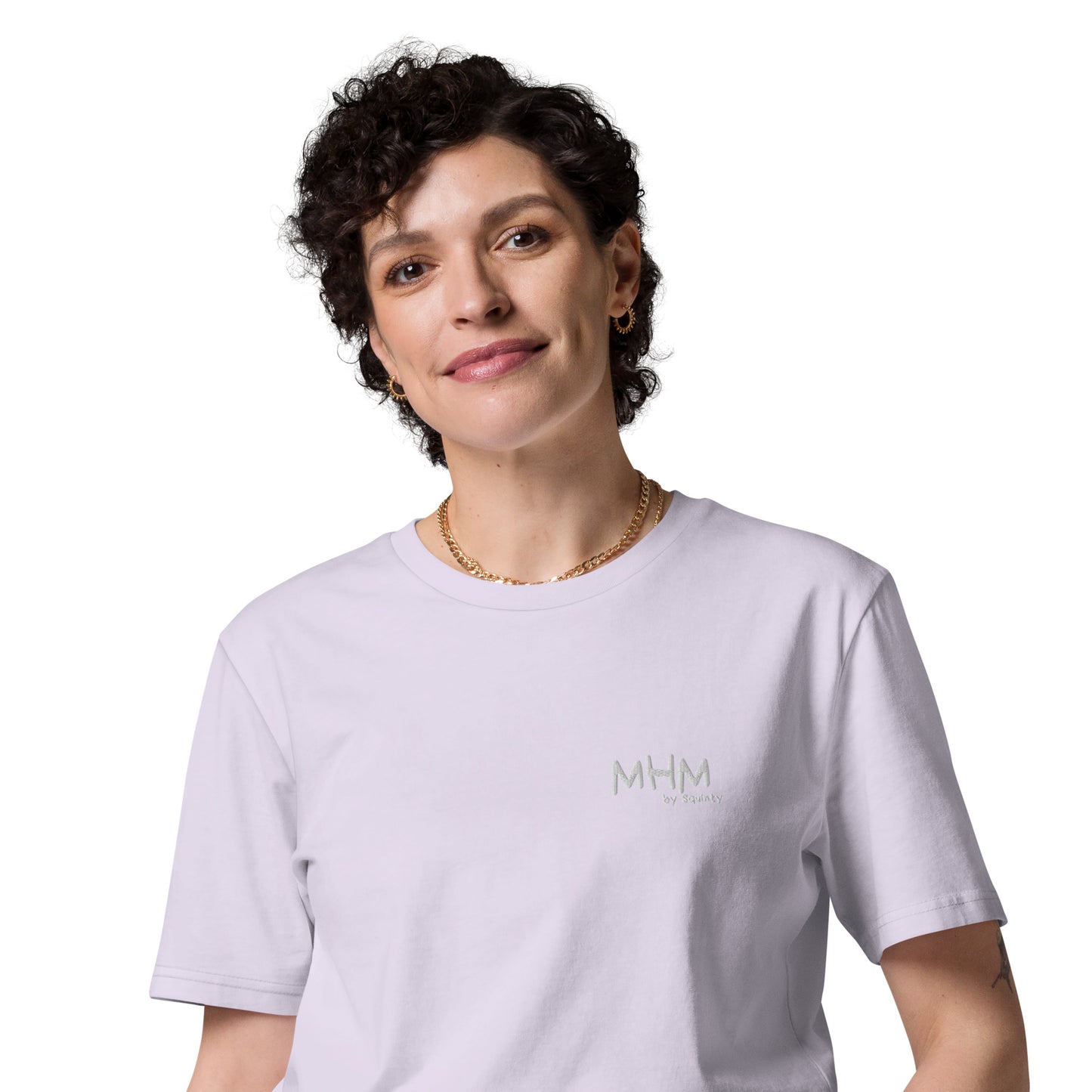 Brand organic cotton t-shirt