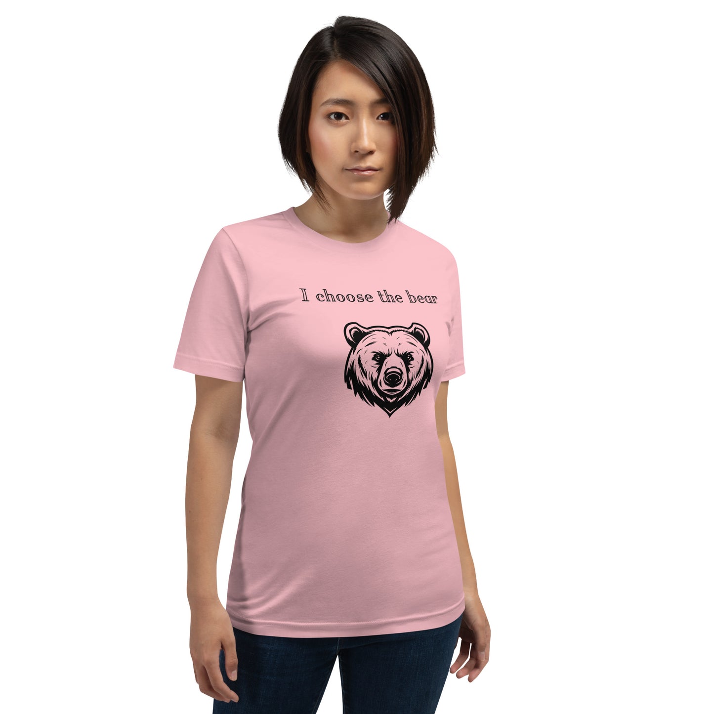 Bear vs Man Unisex t-shirt