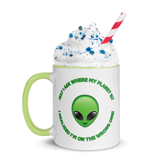 Alien Mug with Color Inside