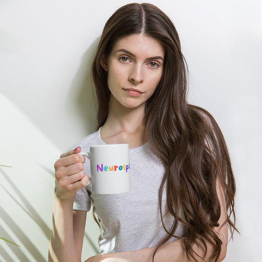 Neurospicy White glossy mug