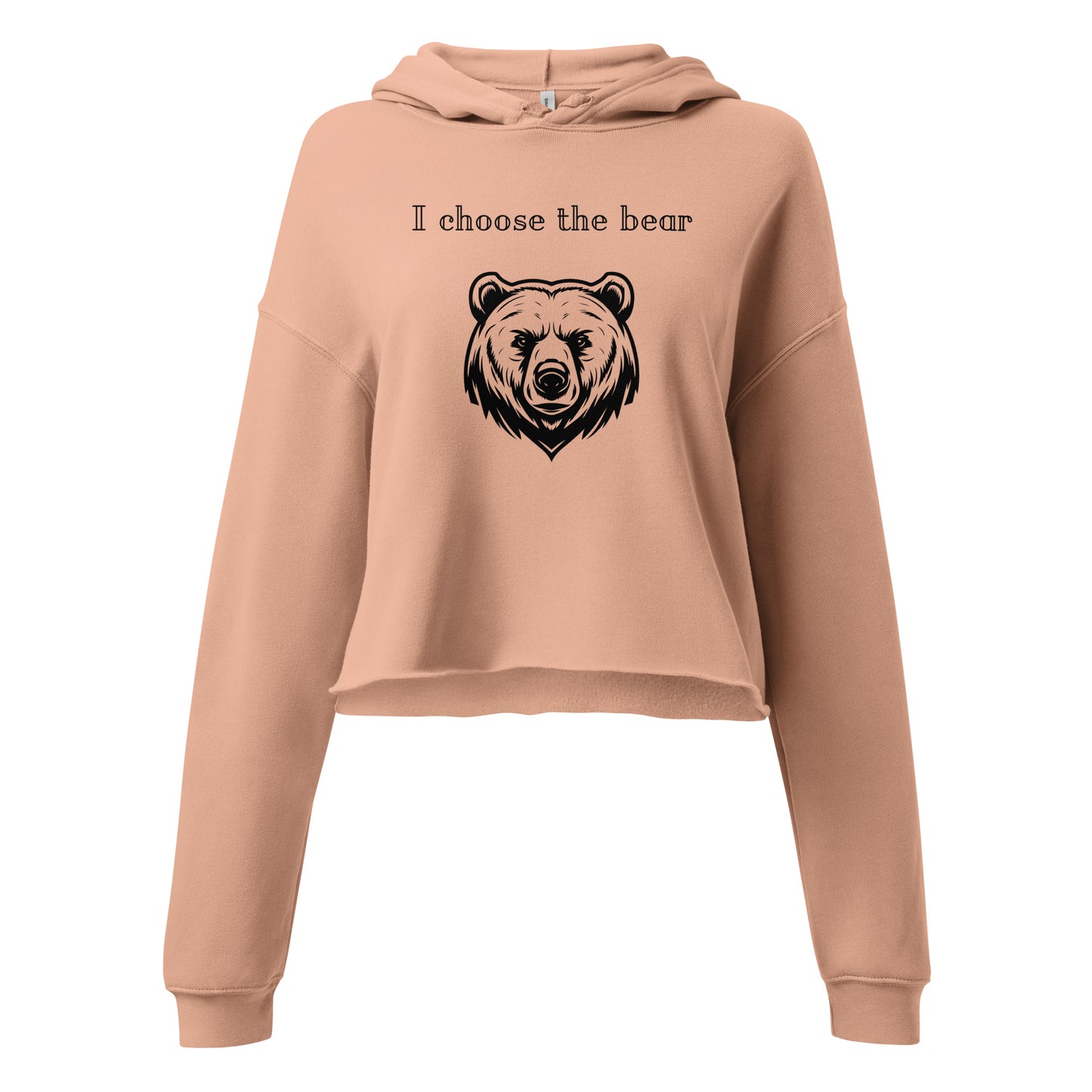 Bear Crop Hoodie